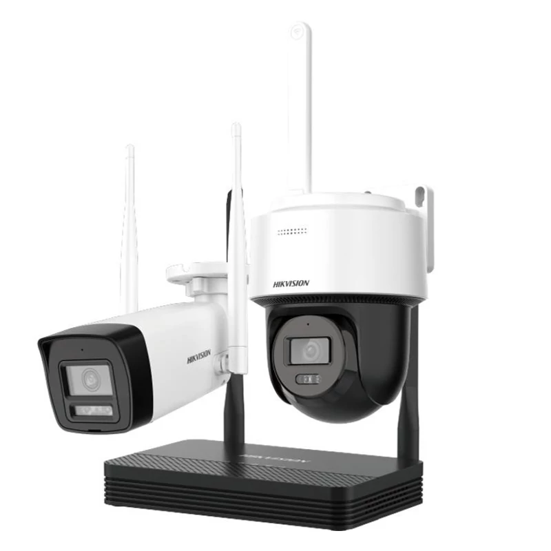 HIKVISION DS-J142I/NKS422W03H IP SOHO kamera szett; 4 csatornás NVS+1 db DS-2CV1023G2-LIDWF