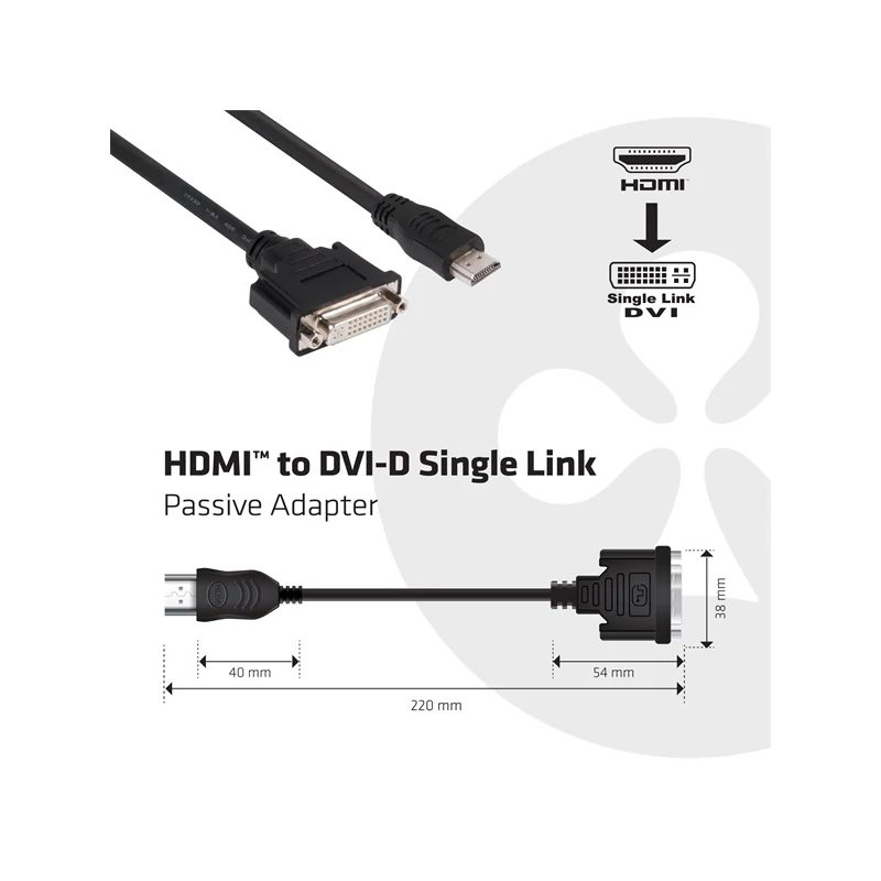 CLUB 3D CAC-HMD>DFD Átalakító