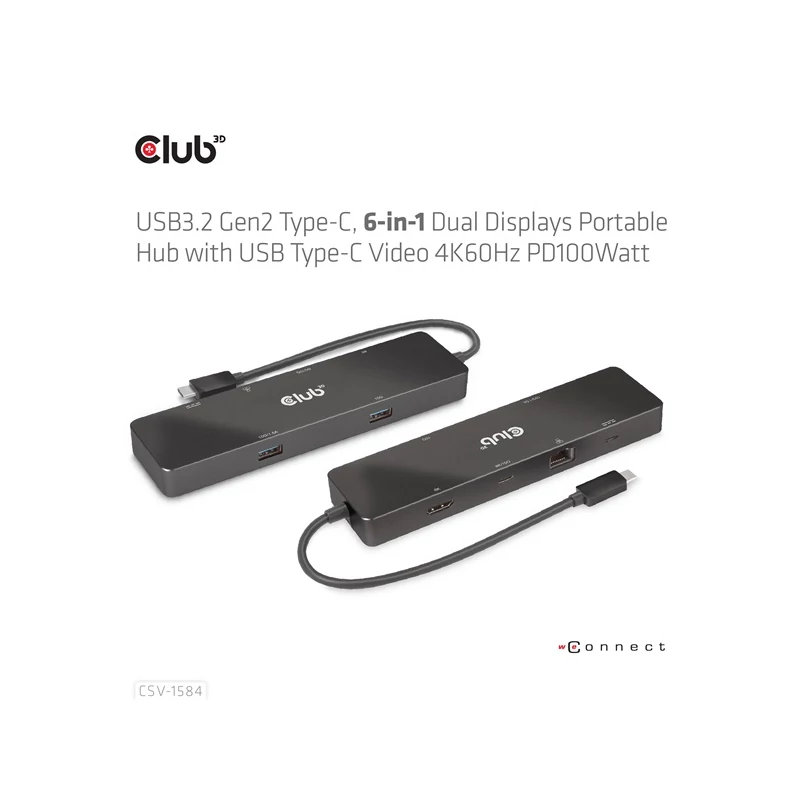 CLUB 3D CSV-1584 USB Hub
