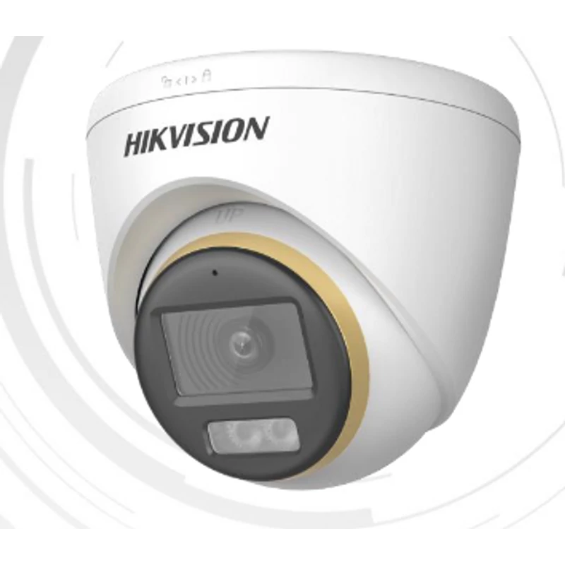 HIKVISION DS-2CE72DF3T-LFS (2.8mm) 2 MP ColorVu THD WDR fix turret kamera; IR/láthatófény; beépített