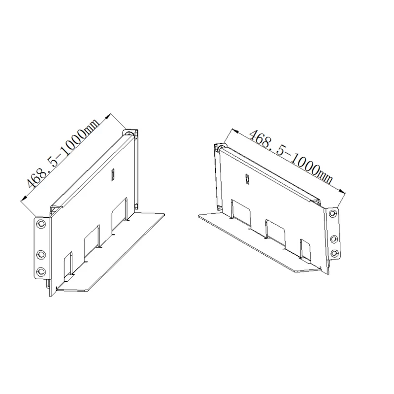 HIKVISION R Series UPS Rack Slide 4-post UPS rack sín R szériához