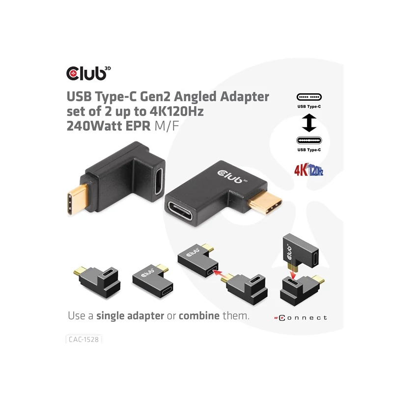 CLUB 3D CAC-1528 Átalakító