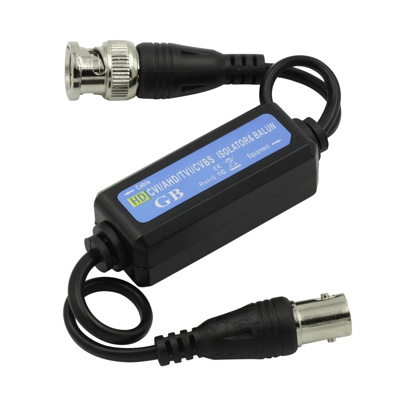 NESTRON NPV-B1GLI-M 1 csatornás HD-TVI/HD-CVI/AHD videó földhurok-leválasztó trafó; növelt sávszéles