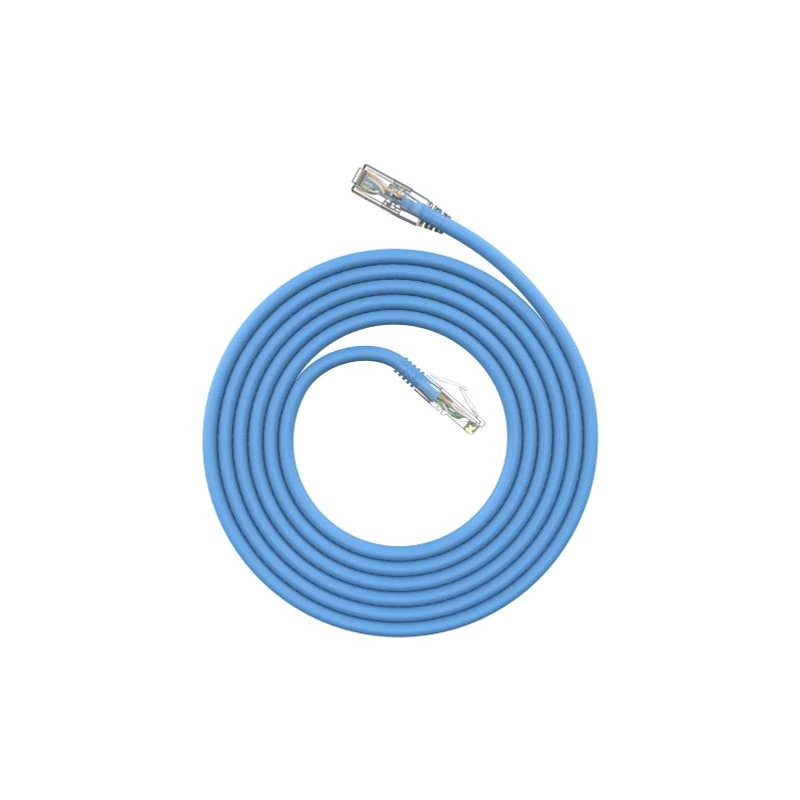 HIKVISION DS-1NP6AEL0 blue 1m Patch kábel, UTP, CAT6A, 1m, kék