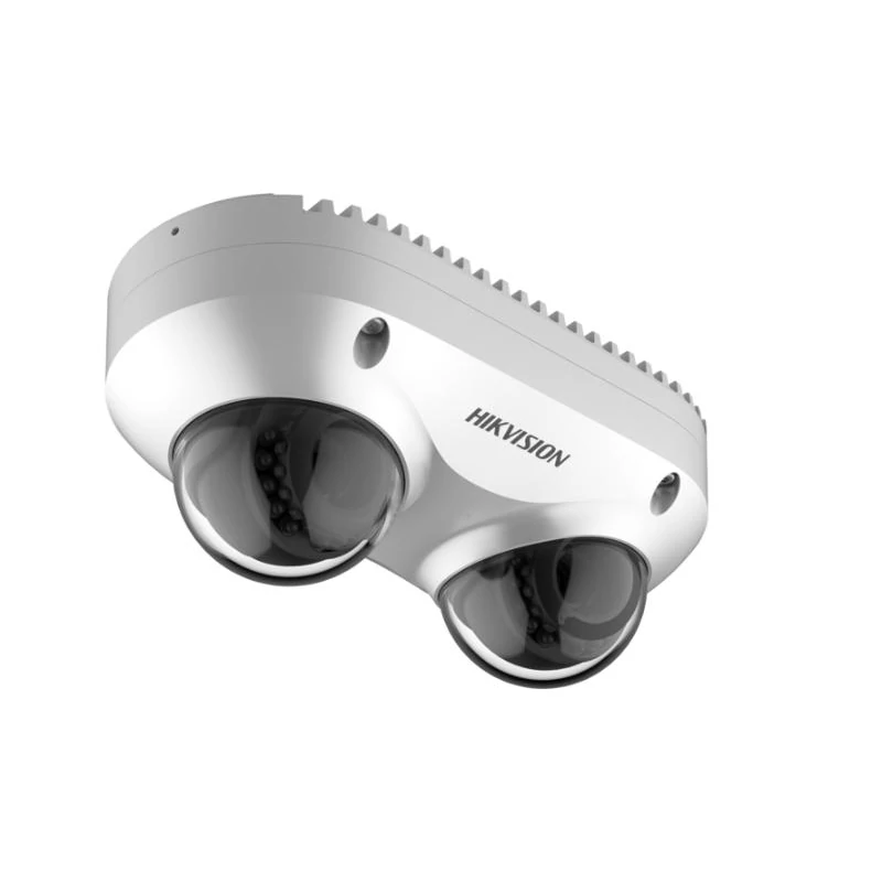 HIKVISION DS-2CD6D82G2-IS(2.8mm) IP, Dual dóm kamera, 8MP, Fix objektív IR 15m, SD fogl., mikrofon,