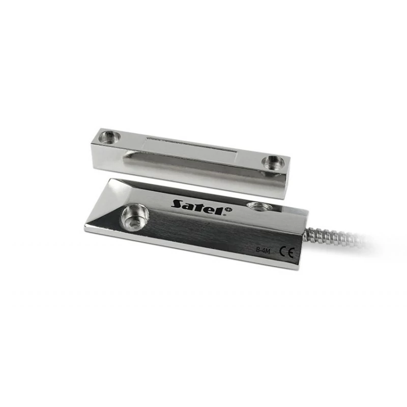 SATEL B-4M Mágneses nyitásérzékelő; garázskapukhoz; felületre szerelhető; fém burkolattal