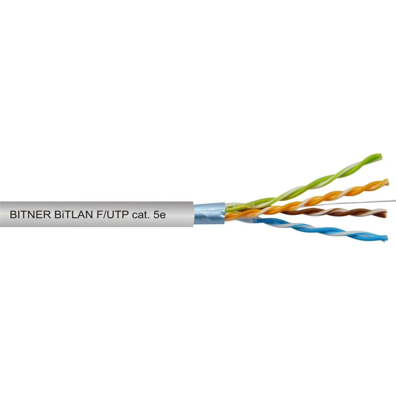 BITNER TI0007-305 F/UTP fali kábel; cat5e; 200 MHz; 4x2x24 AWG; 305 m/doboz