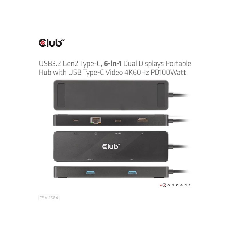 CLUB 3D CSV-1584 USB Hub
