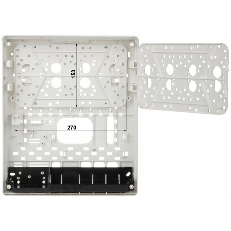 SATEL OPU-3 P Műanyag doboz alaplapokhoz, bővítőkhöz és GSM kommunikátorokhoz; 324x382x108 mm