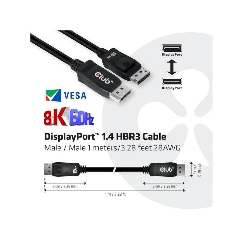 CLUB 3D CAC-2067 Kábel