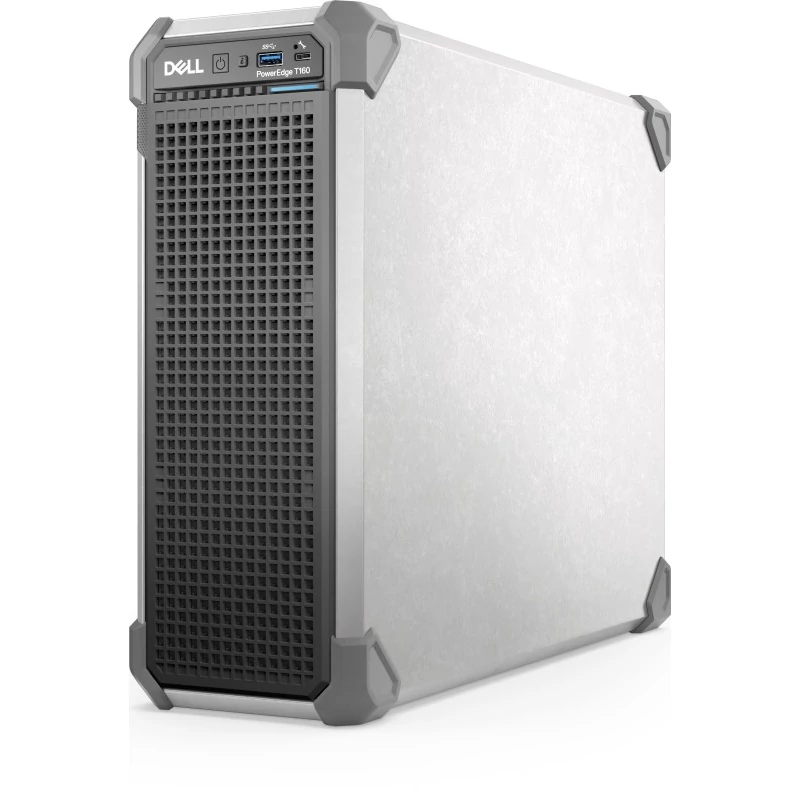 DELL PES-T160 PowerEdge T160 torony szerver; Intel Xeon processzor; 16GB; 2TB HDD; 3 év hely. gar