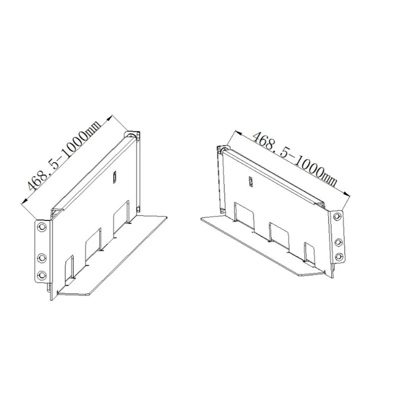 HIKVISION R Series UPS Rack Slide 4-post UPS rack sín R szériához