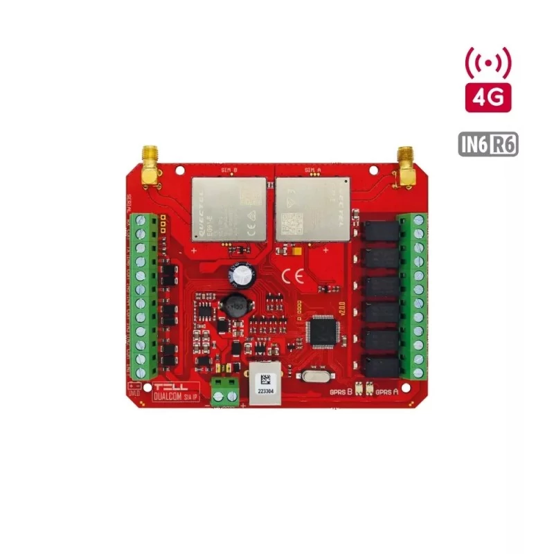 TELL Dualcom-4G-IN6-R6 Dualcom SIA IP 4G kommunikátor