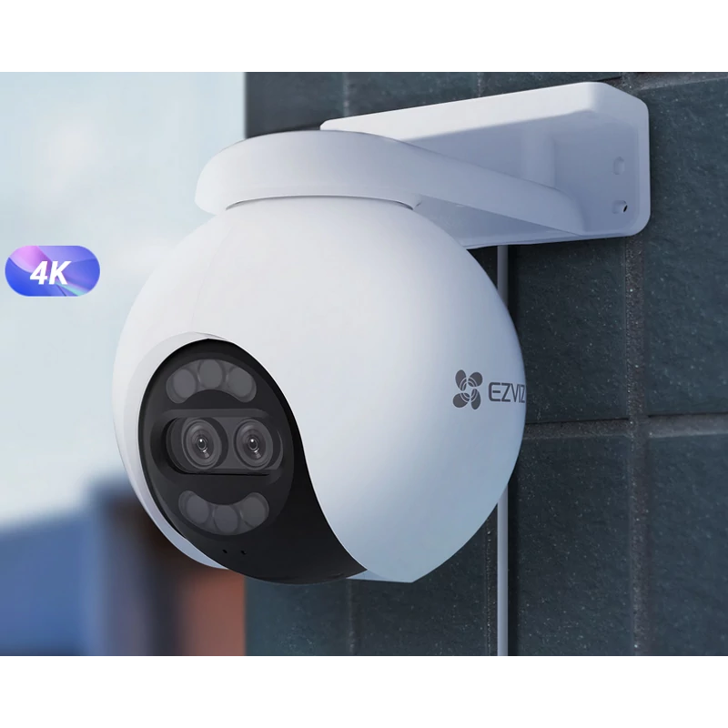EZVIZ CS-H80x(8MP+2MP,4mm) IP, PT kamera, 8MP, Wifi, Kétirányú audió, SD foglalat, IR-Fehér LED 30m