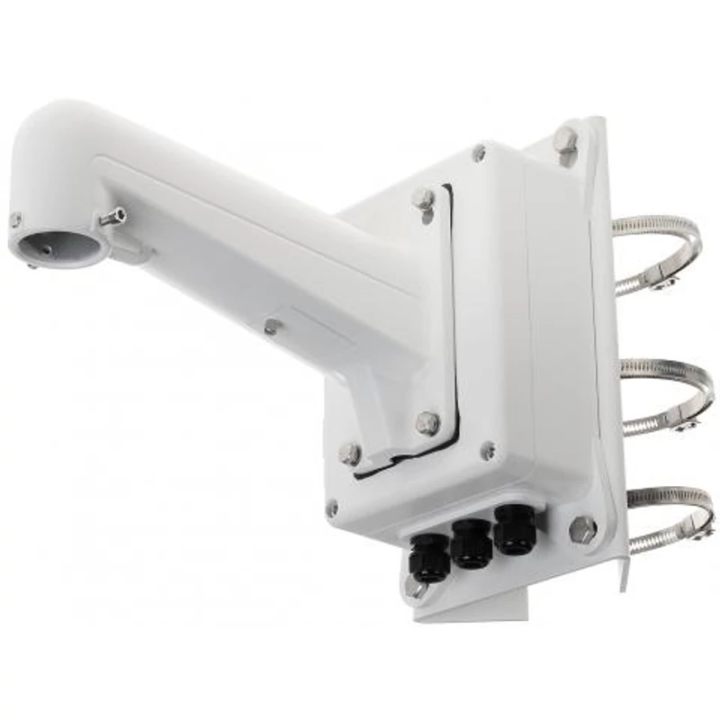 HIKVISION DS-1602ZJ-box-pole Kültéri fali tartó 5" speed dómhoz; kötődobozzal; oszlopkonzollal; 67-127 mm átmérőhöz