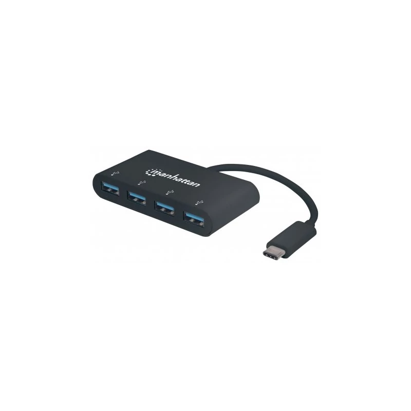 MANHATTAN 162746 Kábel átalakító - USB-C 3.1 to 4db USB3.0