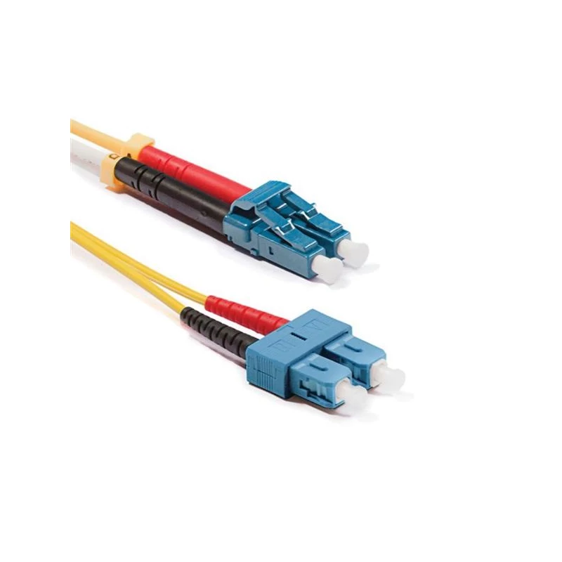 KELINE P09D-LCSC-020 Duplex monomódusú patchkábel 9/125?m , 2xLC-2xSC, 2m