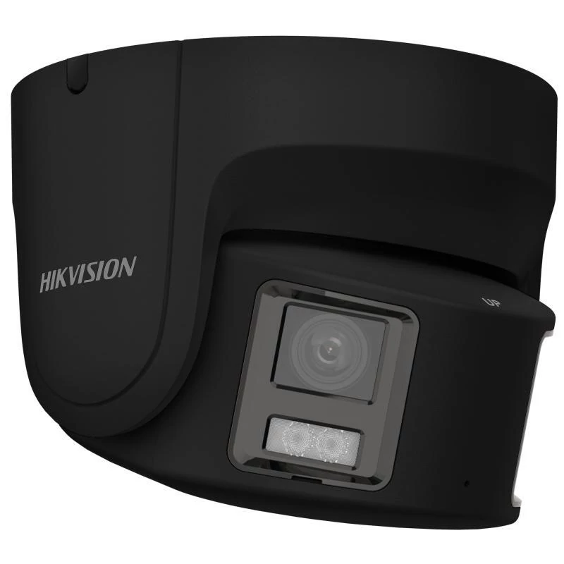 HIKVISION DS-2CD2387G2P-LSU/SL(4mm)(C)/BLACK IP, Panoráma Dóm, 8MP, Fix obj., Fehér LED 30m, SD fogl