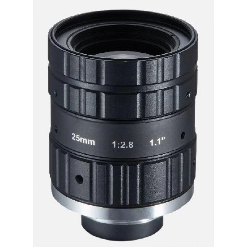 HIKROBOT MVL-KF2528M-12MP Objektív; 25 mm fix fókusztávolság; 12 MP; F2.8-F16; 1.1"; C-menet