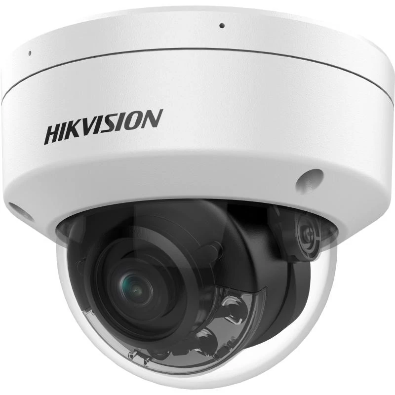 HIKVISION DS-2CD2187G2H-LISU (4mm)(eF) 8 MP WDR fix ColorVu IP dómkamera; IR/láthatófény; hang I/O;