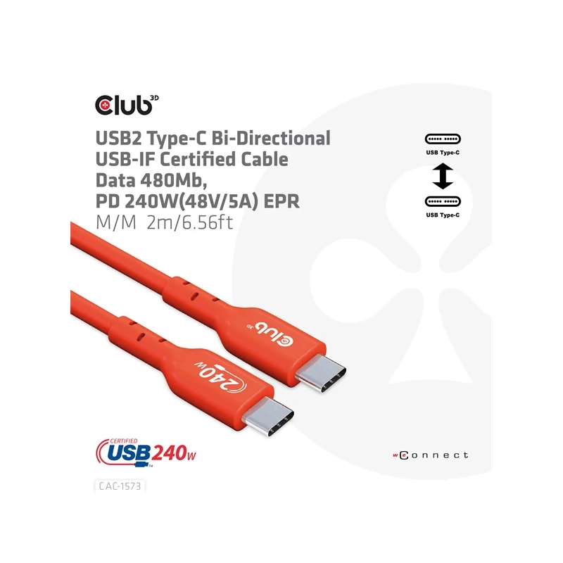 CLUB 3D CAC-1573 Kábel