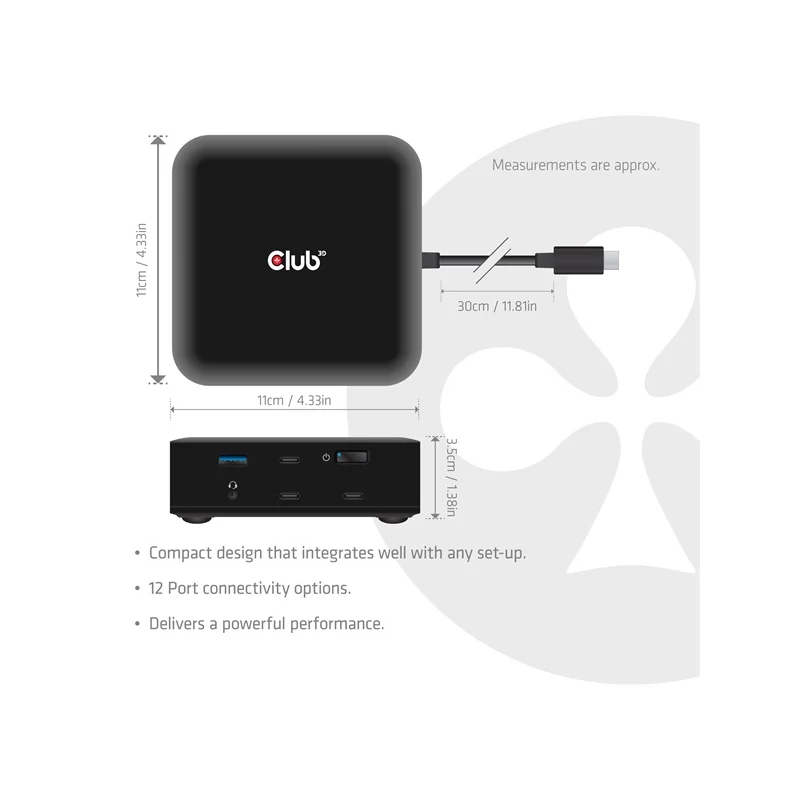 CLUB 3D CSV-2542 Notebook Dokkoló