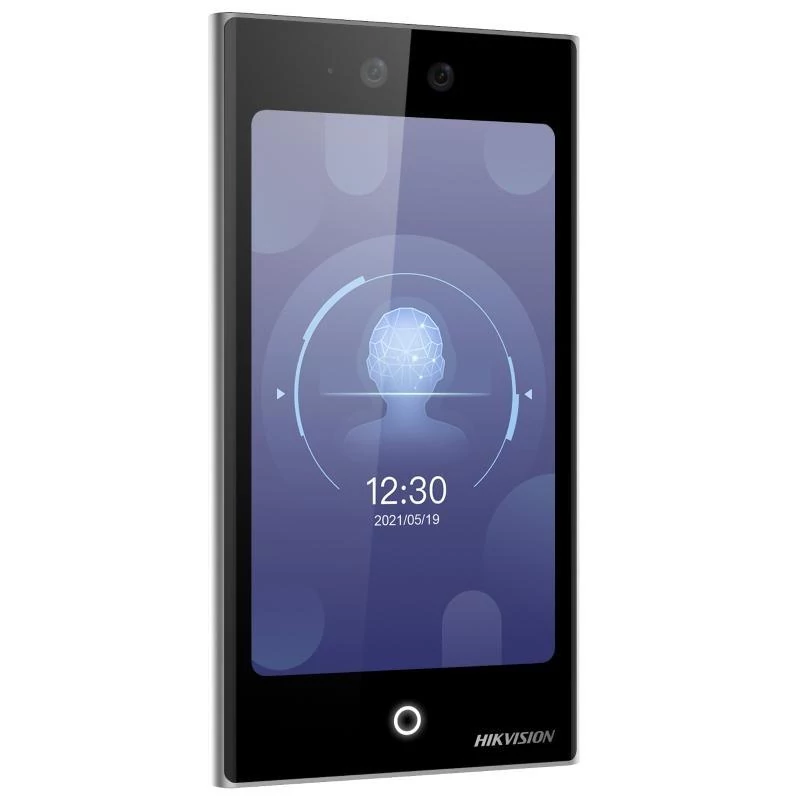 HIKVISION DS-K1T673DGX-E1 7" arcfelismerő beléptető vezérlő terminál; Mifare/Felica/DESfire kártyaol