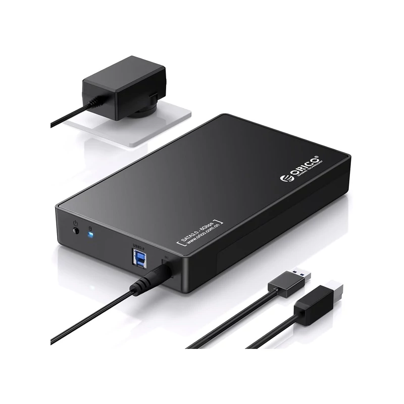 ORICO ORICO-DDL35-U3-EU-BK Külső HDD/SSD Ház 2.5"/3,5" - DDL35-U3