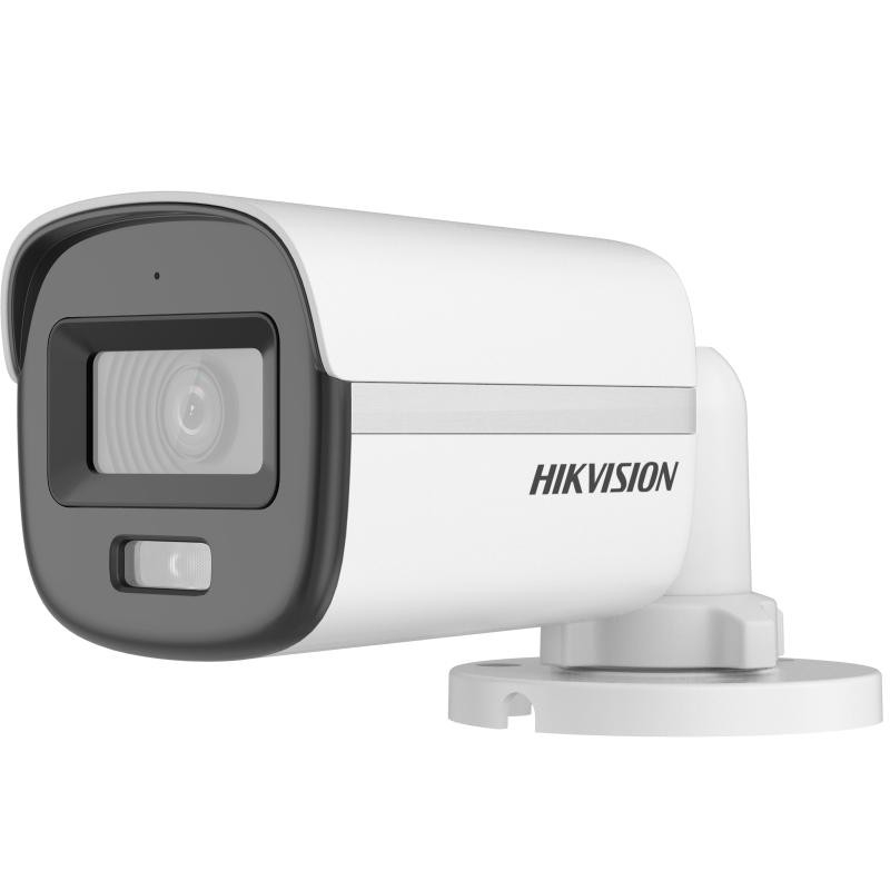 HIKVISION DS-2CE10KF0T-LFS (2.8mm) 5 MP ColorVu fix THD csőkamera; IR/láthatófény; TVI/AHD/CVI/CVBS kimenet; beépített mikrofon
