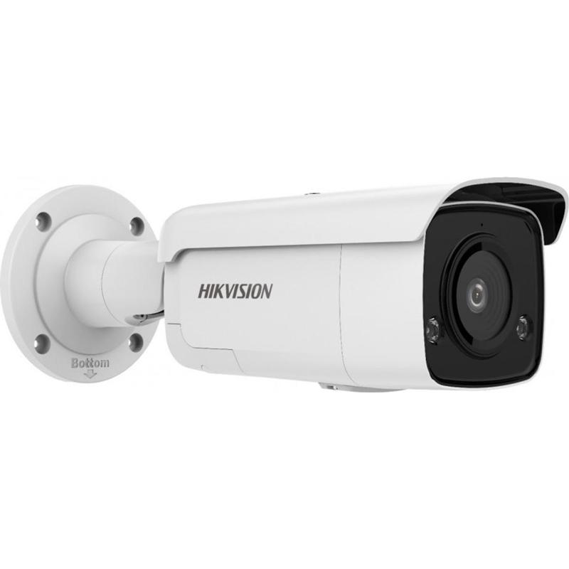 HIKVISION DS-2CD2T46G2-ISU/SL 5MP@20fps/4MP@25fps AcuSense WDR fix EXIR IP csőkamera; mikrofon; fény