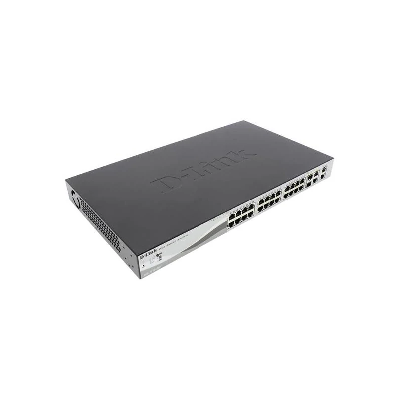 D-LINK DES-1210-28P 24-port 10/100 Smart Switch + 2 Combo 1000BaseT/SFP + 2 Gigabit