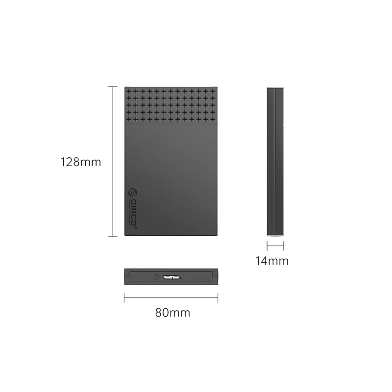 ORICO ORICO-2526U3-V1-BK-EP Külső HDD/SSD Ház 2.5" - 2526U3-V1-BK