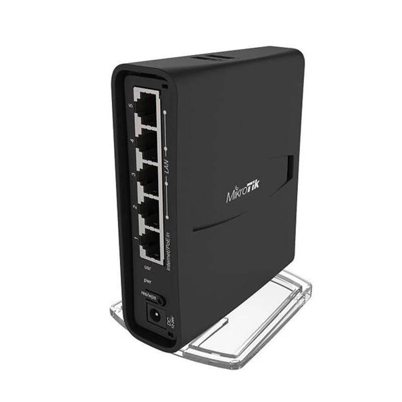 MIKROTIK hAP ac2 RBD52G-5HacD2HnD-TC with 716MHz CPU, 128MB RAM, 5 x Gbit LAN, built-in 2.4Ghz 802.11b/g/n Dual Chain