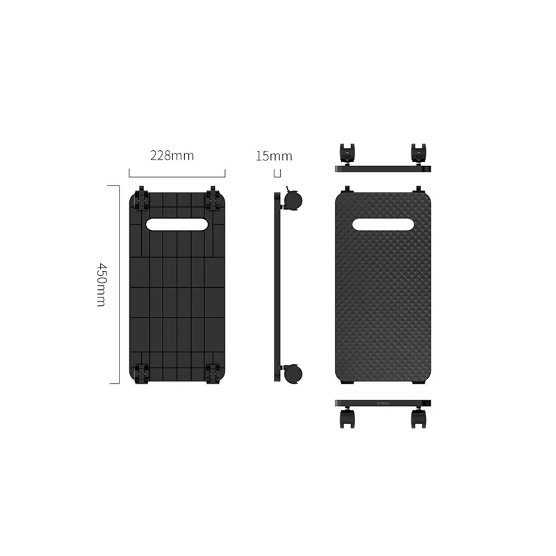 ORICO ORICO-CPB1-BK-BP Számítógép állvány - CPB1-BK